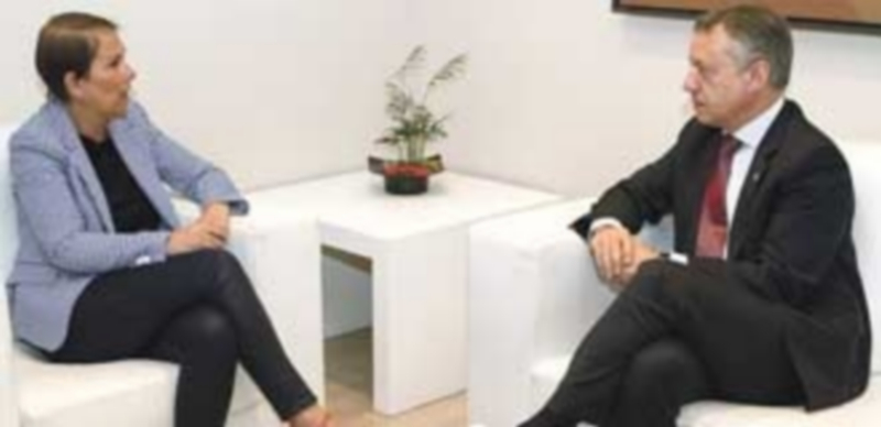 Barkos y Urkullu se reúnen para crear un “una relación permanente” 1 El lehendakari