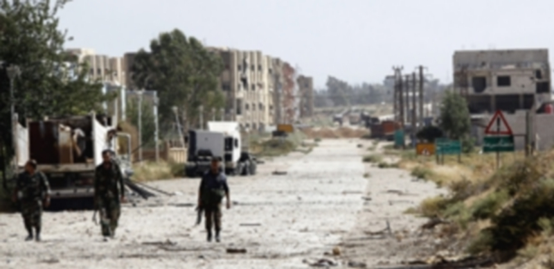 Efectivos del Ejército sirio