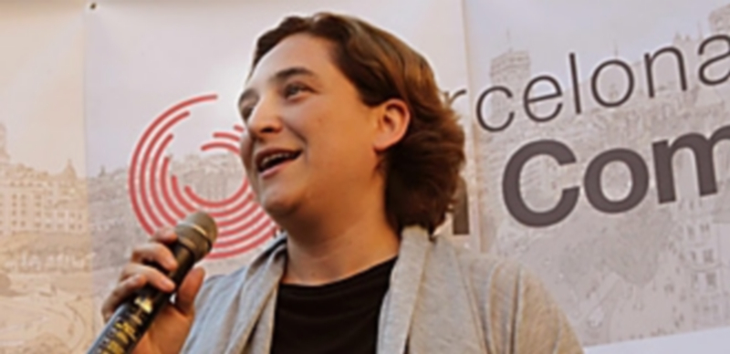 Ada Colau estudia un compromiso de Barcelona con el proceso soberanista 1 La candidata a la Alcaldía de barcelona por el partido Barcelona en Comú