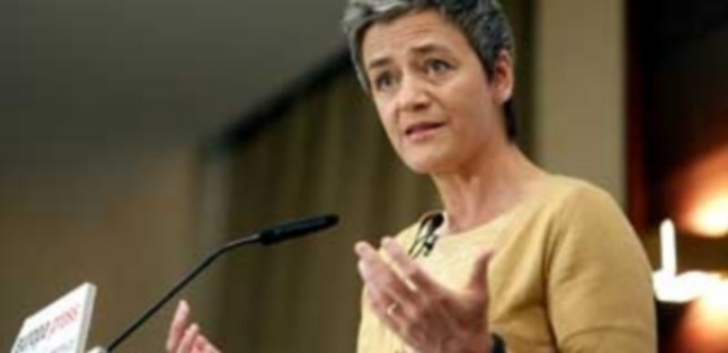 La comisaria de Competencia de la Unión Europea