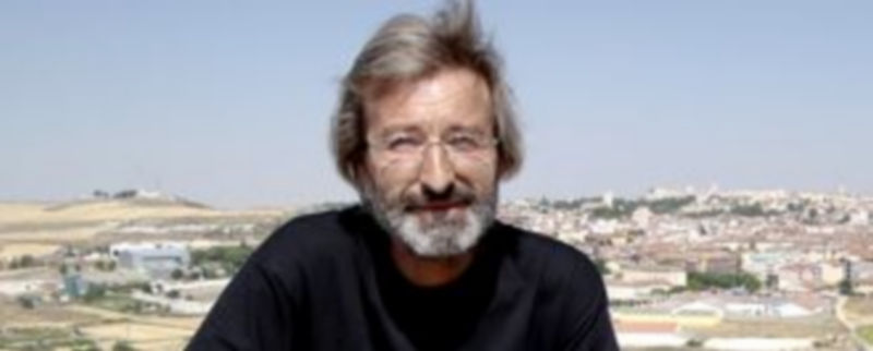 Antonio de Benito en el paraje de Los Gallegos