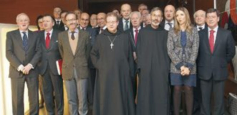 El Pleno del Patronato de la Fundación Silos se reunió ayer en la sede de Telefónica en Madrid. / Ical.