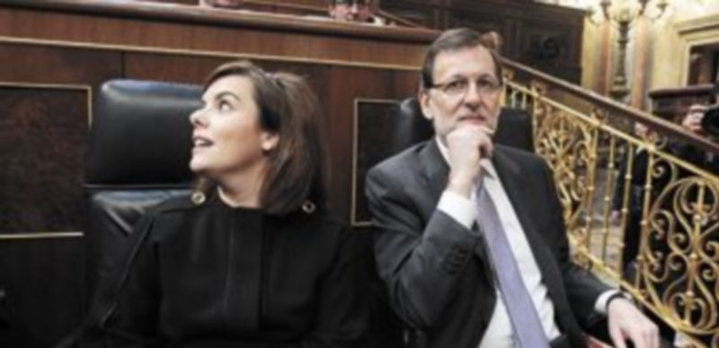 Mariano Rajoy y Soraya Sáenz de Santamaría