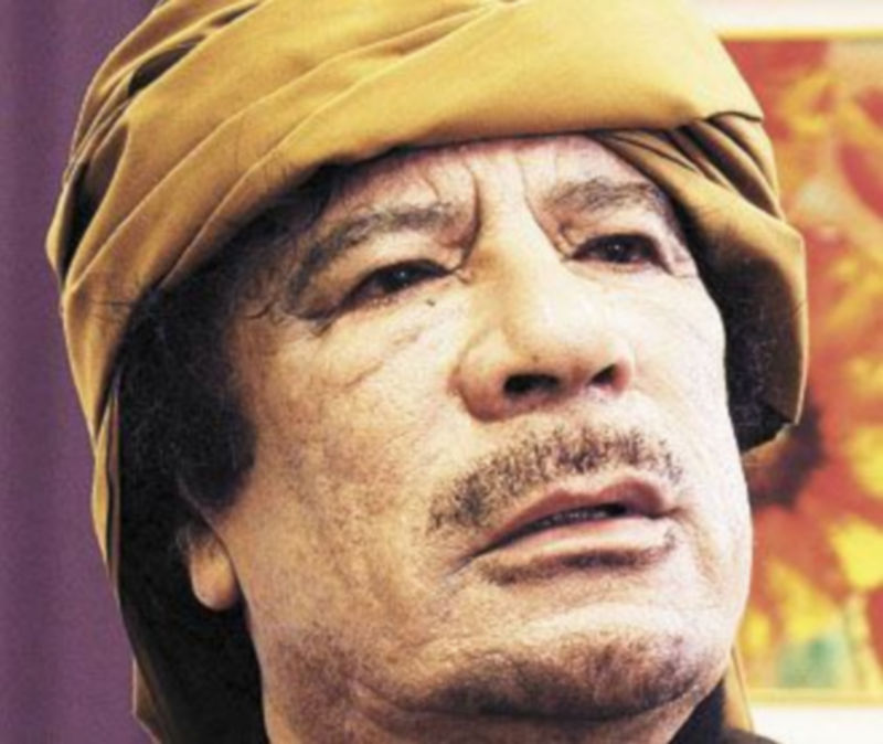 El líder libio Muamar el Gadafi ya contrató a matones en la década de los 80. / Efe