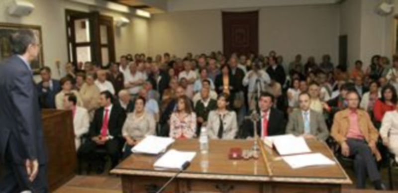 El salón de actos del Ayuntamiento acogerá la sesión constitutiva./ G. Gómez