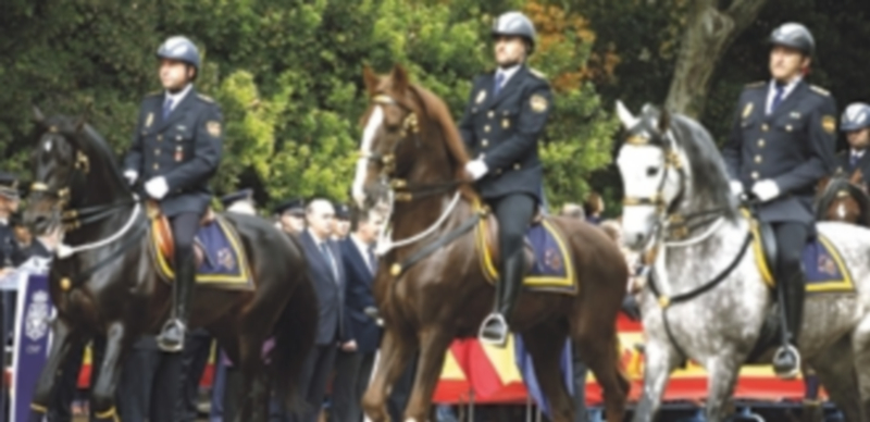Conciertos, museos y espectáculos gratuitos durante la Fiesta Nacional 1 La Policía Nacional celebró ayer una exhibición de sus unidades especiales