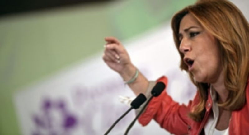 Díaz: “Rajoy se ha dado cuenta que puede venir a Andalucía sin pasaporte” 1 La presidenta de la Junta de Andalucía y candidata del PSOE