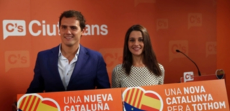 Ciudadanos lanza su campaña de cara a las elecciones del 27-S 1 Albert Rivera junto a la candidata a presidir la Generalitat