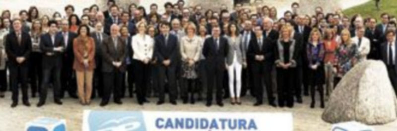 La ex ministra Esperanza Aguirre presentó su equipo