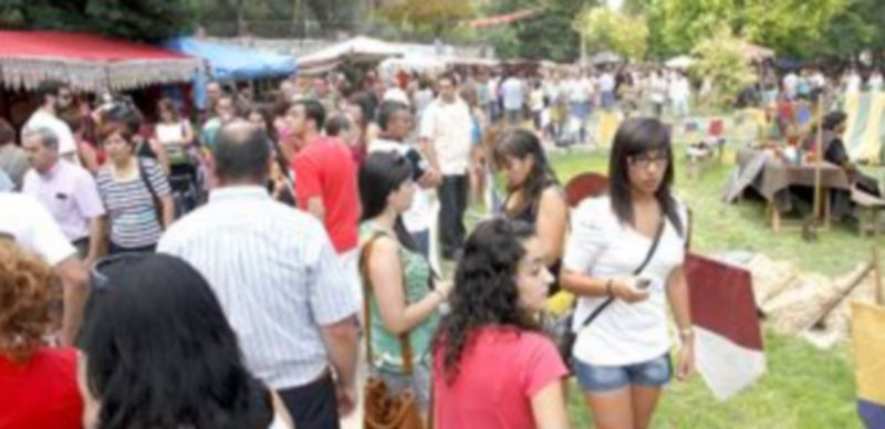 Los espacios en el parque de la Huerta del Duque podrán solicitarse hasta el lunes 1 de julio. / Gabriel Gómez