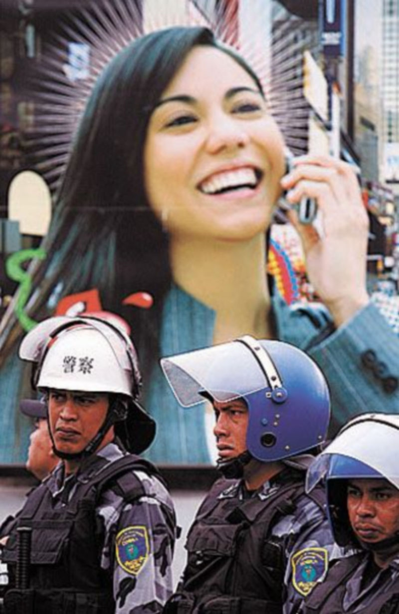 Policías controlan Tegucigalpa.