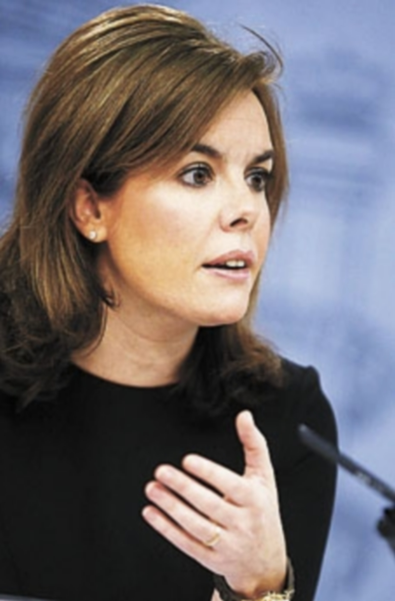 Soraya Saenz de Santamaría.