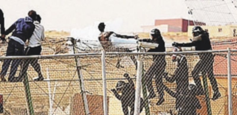 La Guardia Civil utilizó aerosoles.