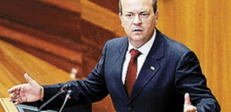 El presidente extremeño.