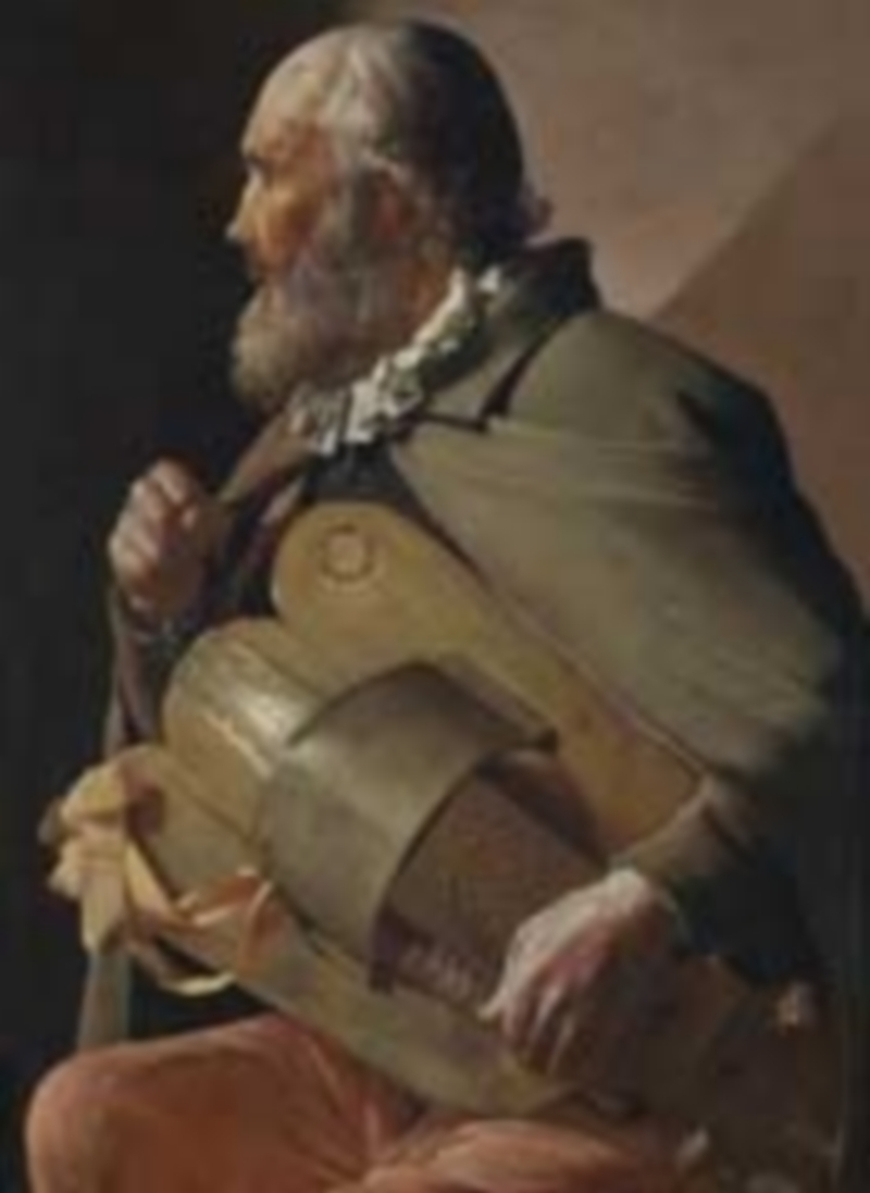 La obra ‘Ciego tocando la zanfona’ que puede contemplarse en el Prado. / Agencias