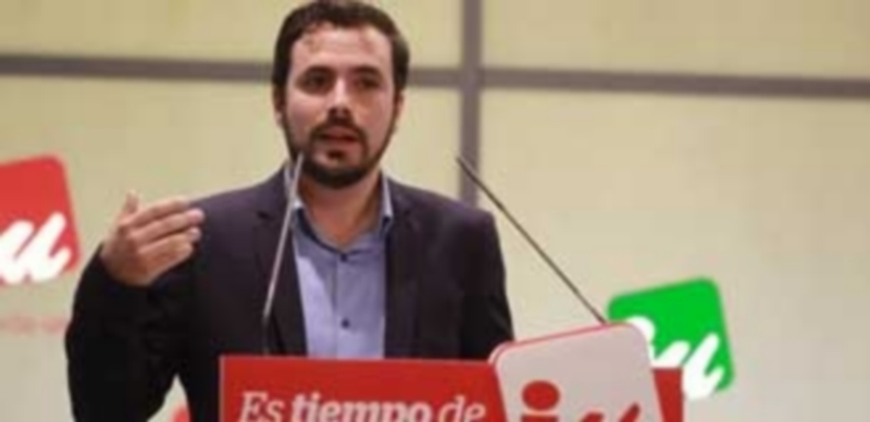 El líder de Izquierda Unida