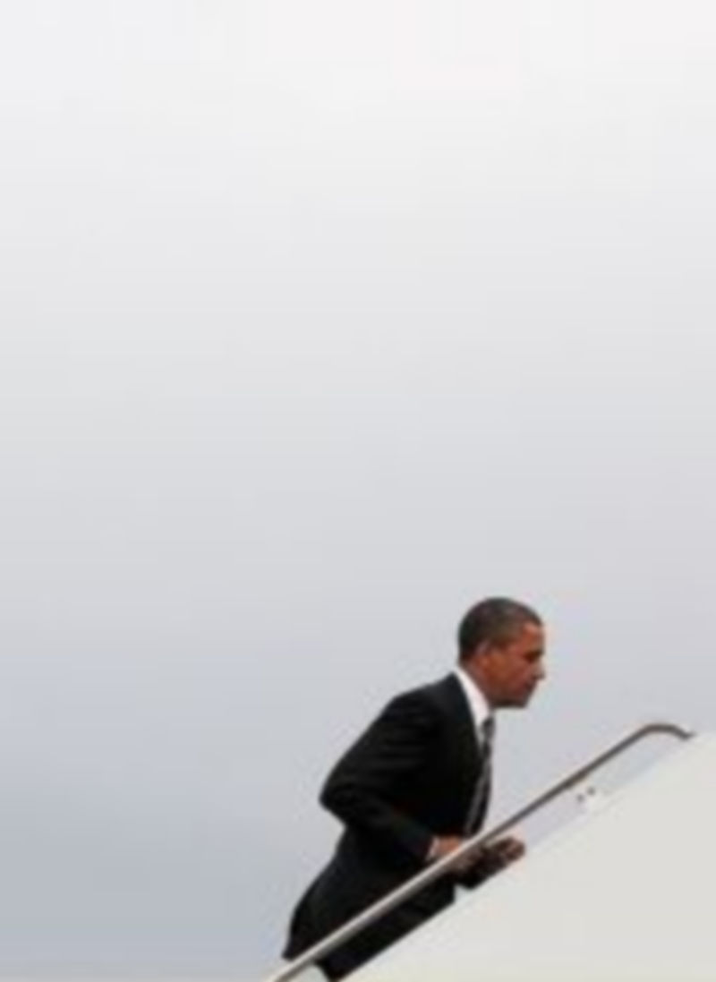 El presidente de EEUU sube al Air Force One para volver al trabajo en el Estado de Wisconsin