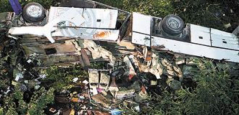 Vista aérea del vehículo