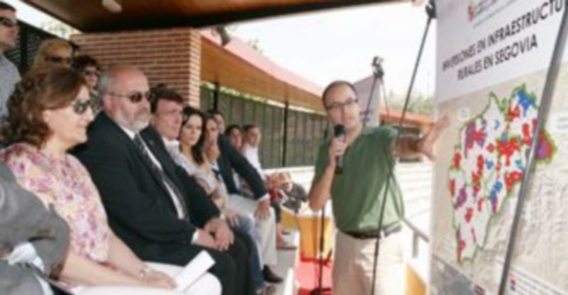 Un momento de la presentación de las actuaciones acometidas y por acometer en la comarca. / Gabriel Gómez