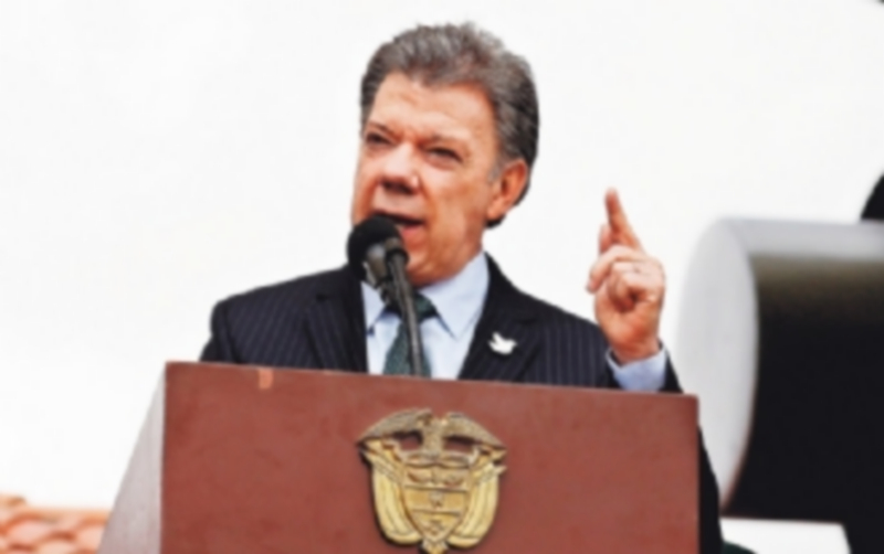 El presidente de Colombia