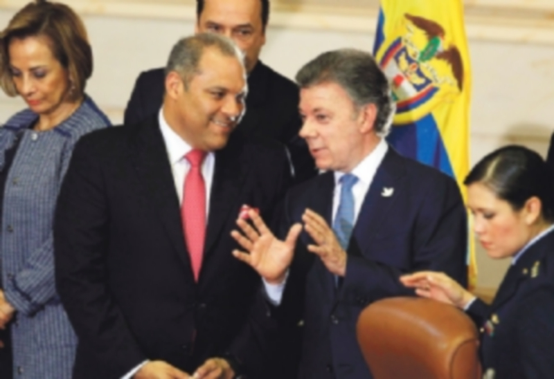 El presidente de Colombia