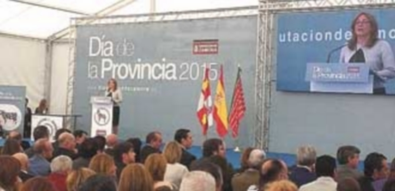 Martín Pozo subraya la importancia del AVE para la provincia zamorana 1 Mayte Martín celebró sus cien días al frente de la Diputación zamorana recalcando su compromiso con la provincia. / E.P.