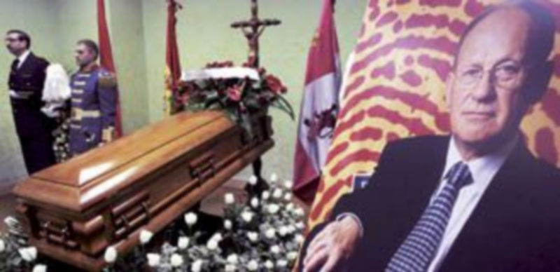 La capilla ardiente se instaló en la sede de la Fundación. / Ical