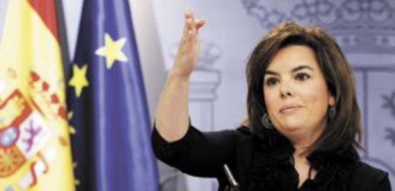 La vicepresidenta del Ejecutivo central