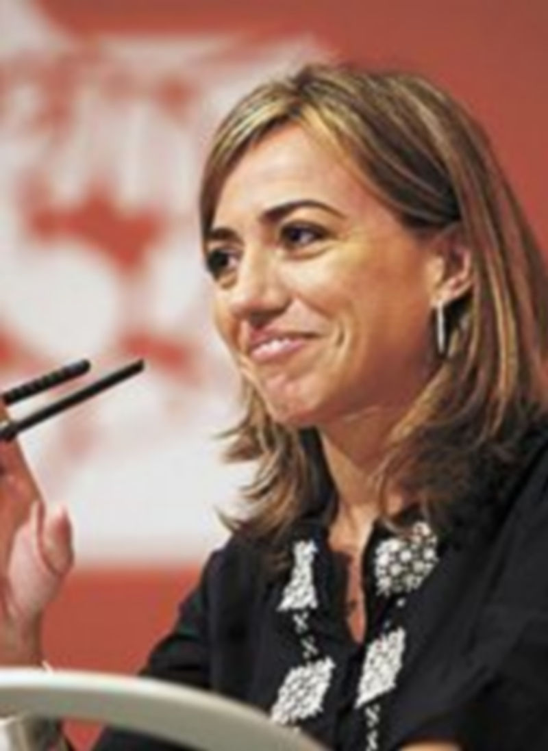 Chacón ya optó a liderar el Partido Socialista. / Flickr PSOE