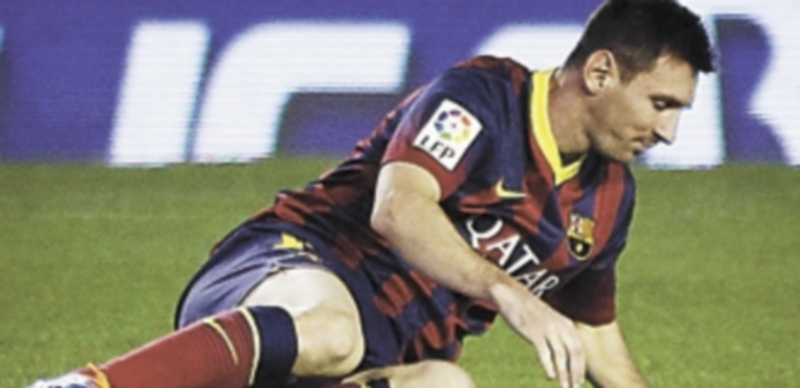 El azulgrana apenas estuvo 20 minutos sobre el terreno de juego. / Efe