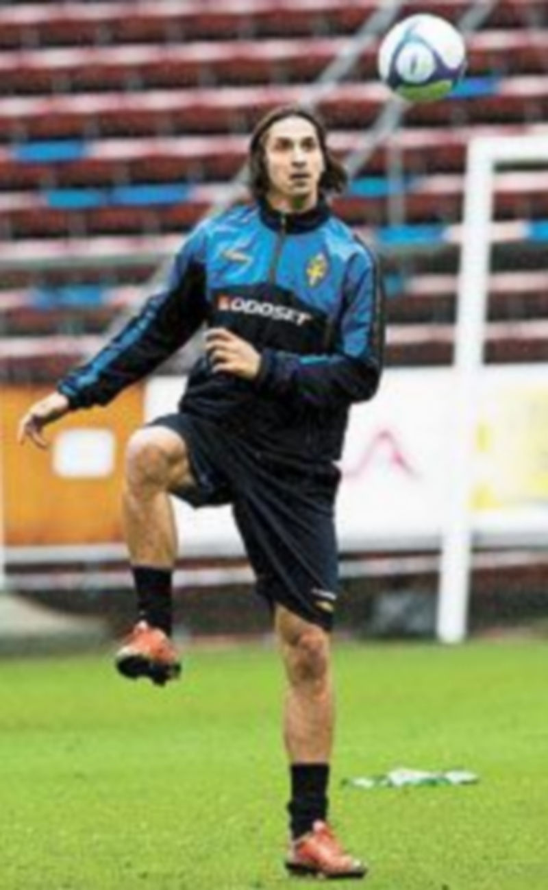 Zlatan Ibrahimovic.