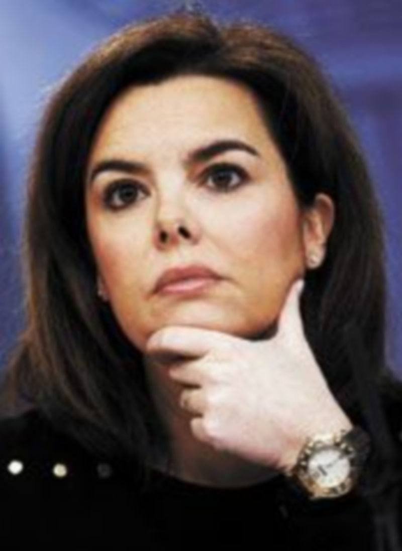 La vicepresidenta del Ejecutivo