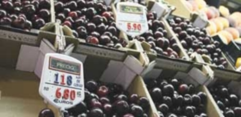 La partida de alimentos y bebidas registró un descenso del 0