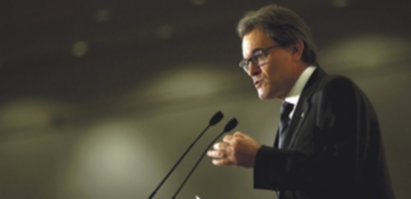 El presidente catalán