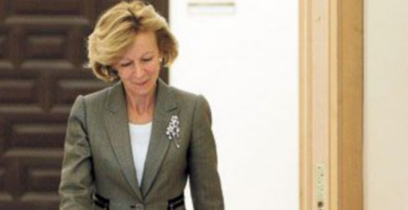 La vicepresidenta segunda del Ejecutivo