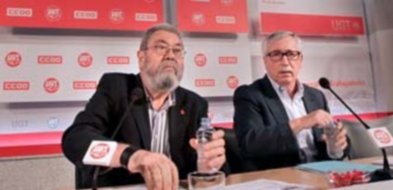 Cándido Méndez e Ignacio Fernández Toxo