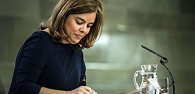 La vicepresidenta del Ejecutivo