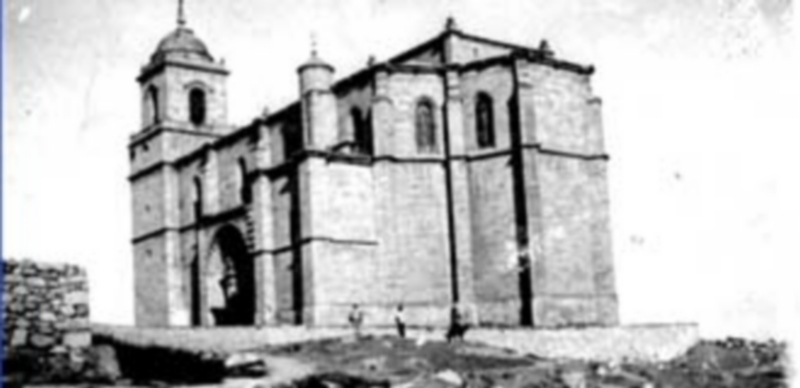 Imagen de la iglesia en el año 1931.
