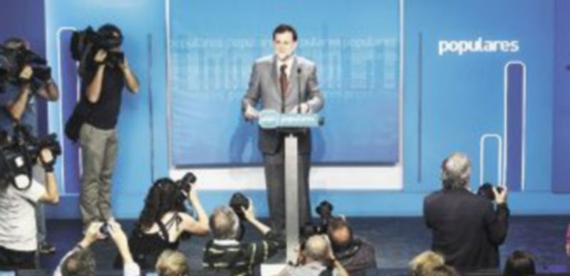 Rajoy compareció ayer en Génova tras la reunión del Comité Ejecutivo Nacional del PP