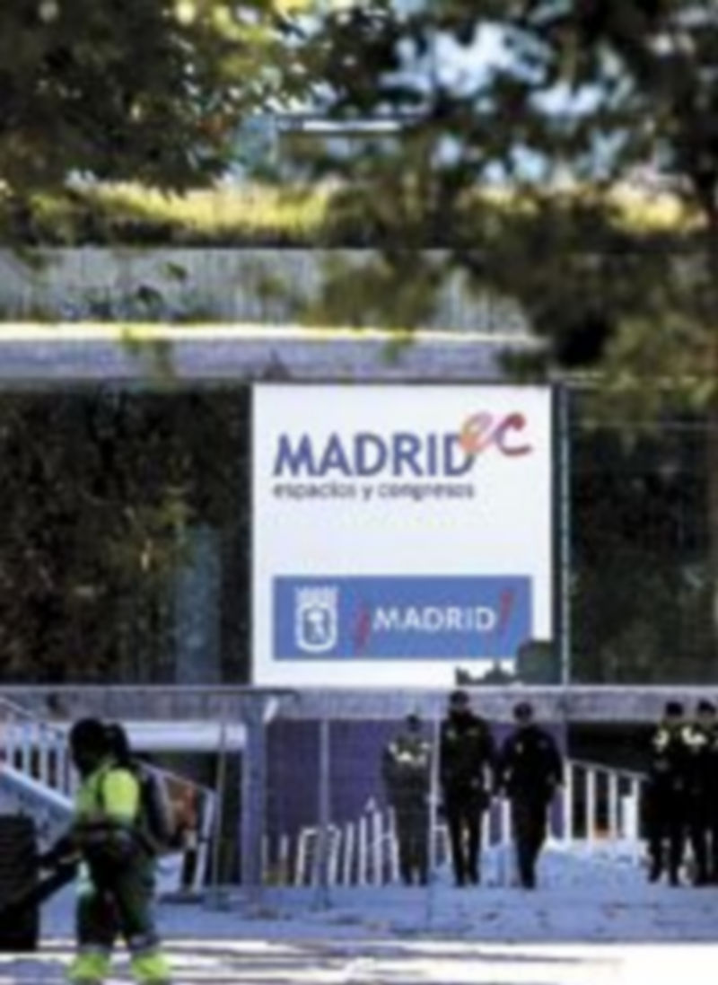 La alcaldesa Ana Botella defendió la seguridad del recinto municipal. / E. Press