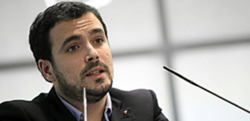 Alberto Garzón reconoció que el reto es “enorme” y durante este proceso