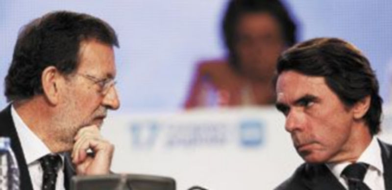 La relación entre Rajoy y su antecesor es cada vez más fría