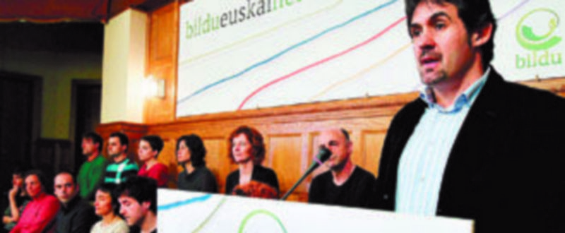 El presidente de Eusko Alkartasuna y Alternatiba