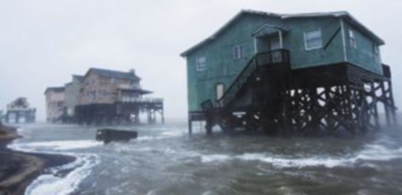 Unas casas de Nags Head