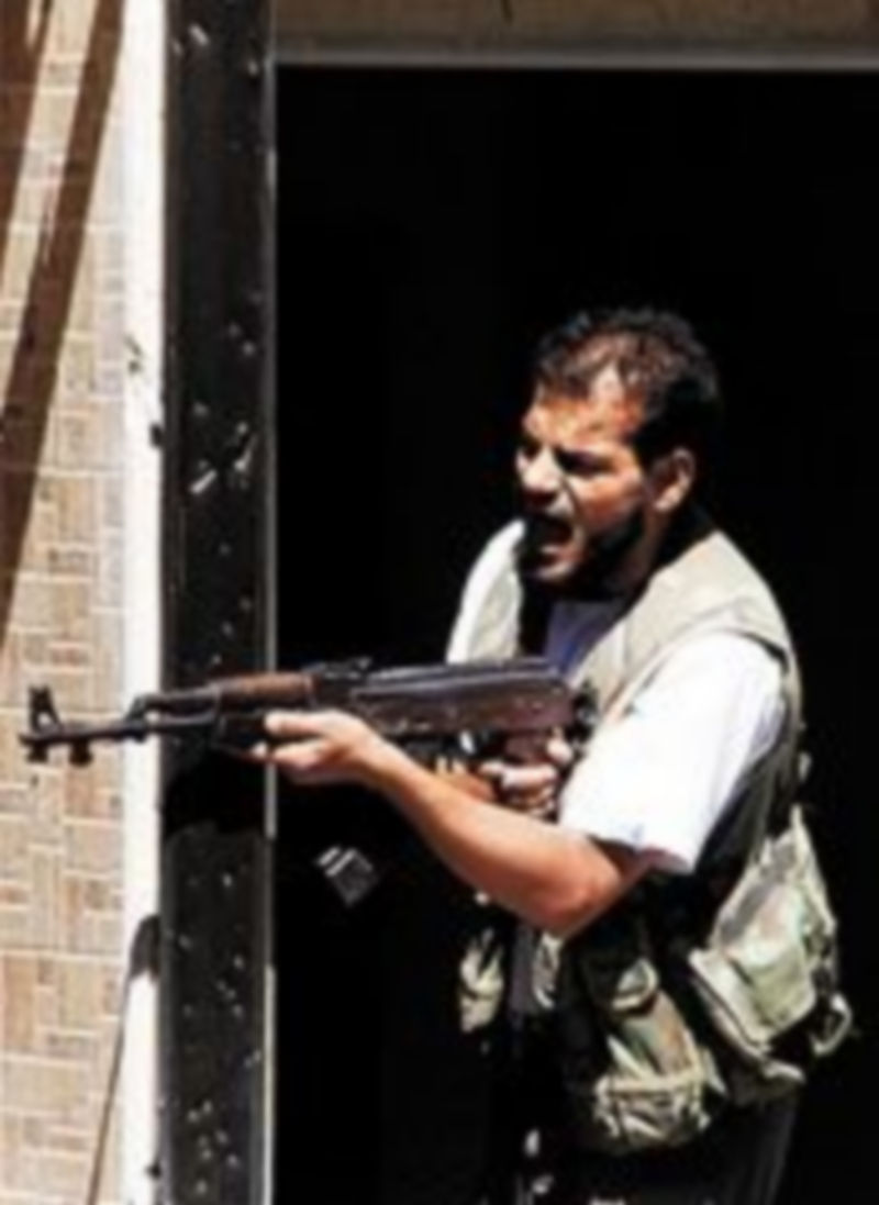 Un efectivo del régimen sirio.