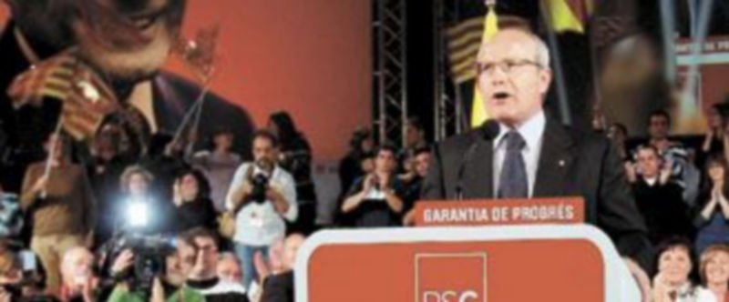 El actual ‘president’ y candidato socialista