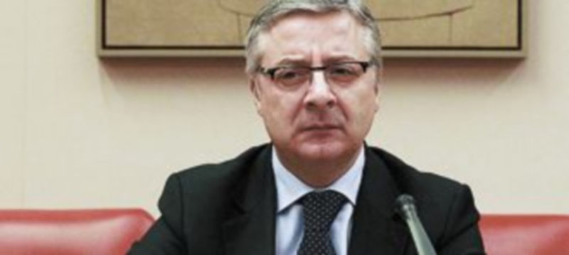 El ministro Blanco informó ayer a la Comisión de Fomento del Congreso. / Efe