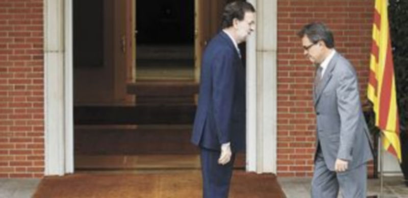 Mariano Rajoy recibió hace unos días al presidente de Cataluña
