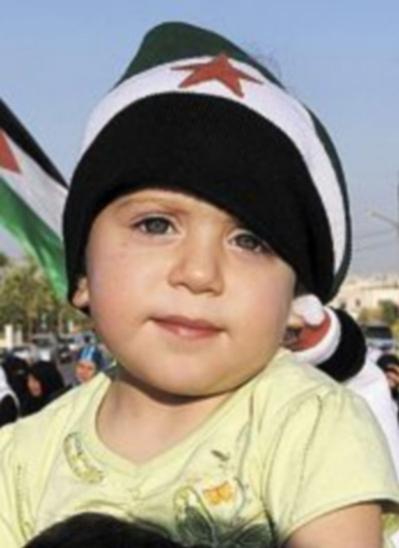 Un niño sirio