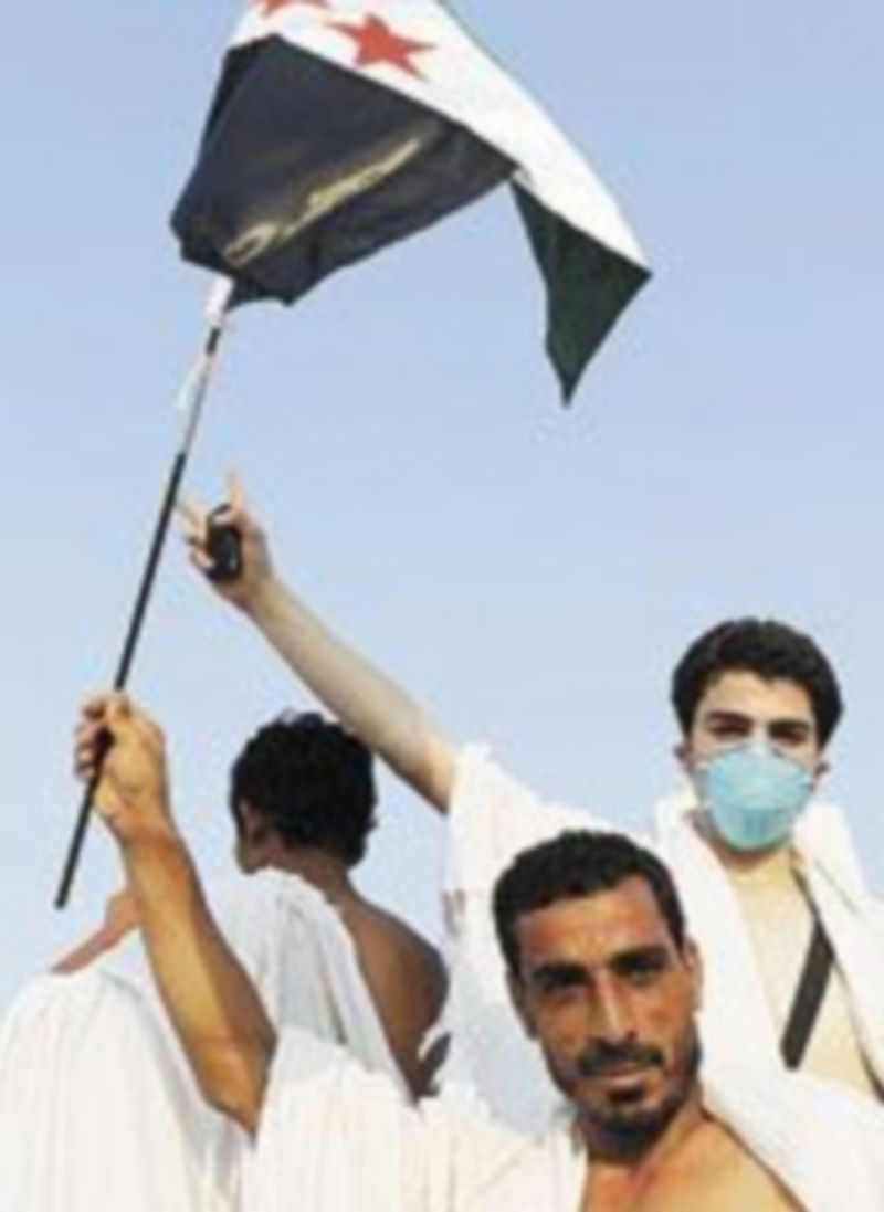 Un grupo de peregrinos.